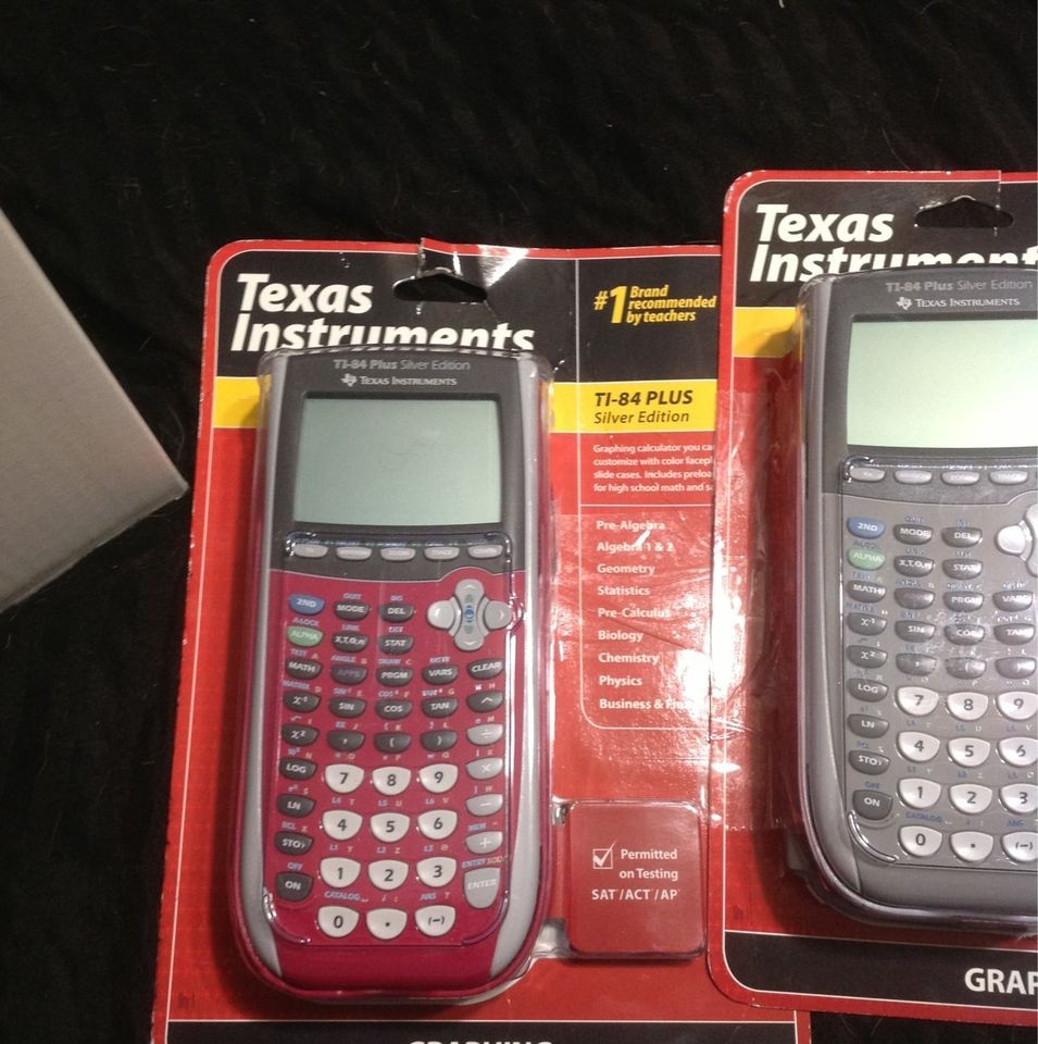 TEXAS INSTRUMENTS TI 84 PLUS SILVER EDITION PINK NEW