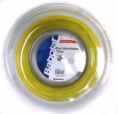 BABOLAT PRO HURRICANE TOUR tennis string 200M 2 GAUGES