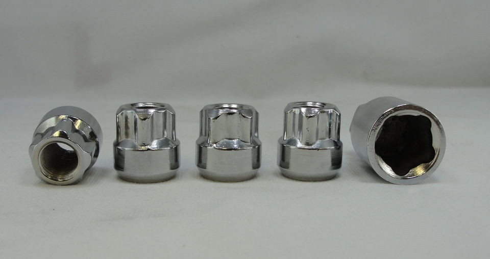 Open End Acorn Lock Kit Lug Nuts Brand New Wheel Nuts Set of 4 w 