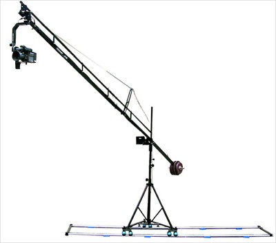 14 JIB CRANE PAN TILT HEAD Swift Dolly with 12ft Track