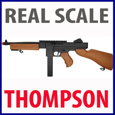   Thompson M1A1 Spring Rifle Real Scale Tommy Gun Chicago Type Writer