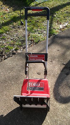 TORO S 120 POWER SNOW SHOVEL SNOW BLOWER / 7 AMP MOTOR / LOCAL PICKUP 