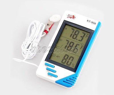 Digital In/ Outdoor Temperature Humidity Thermometer Hygrometer 