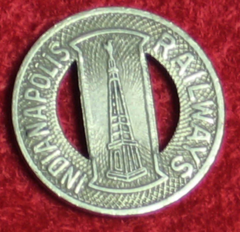 indianapolis railways token in Tokens Transit