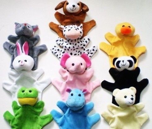 New 10 style Animal hand Puppets sack Preschool Plus toy 8 