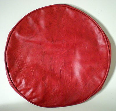 NEW RED VINYL BAR STOOL COVERS 14   NICE LOOKING