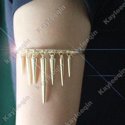   Stud Rivet Arm Cuff Armlet Bracelet Bangle Anklet Goth Punk Biker