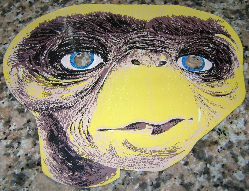 ET SPIELBERG COSTUME PAPER MASK URUGUAY VINTAGE