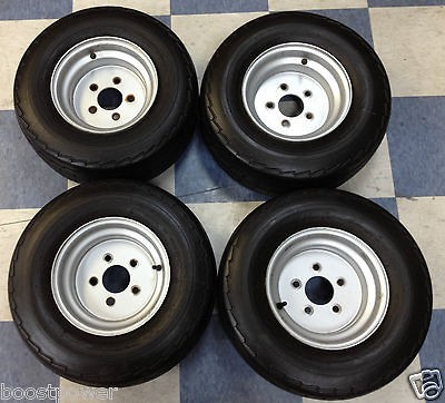   WHEELS & TIRES, 5 X 4.5 LUG PATTERN, 10 WHEEL W/ 20.5X8.0X10 TIRES