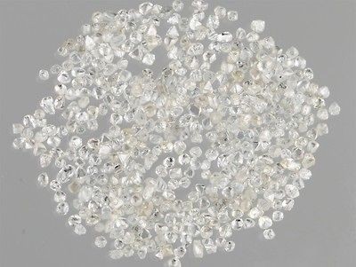 Carat Gorgeous White Tiny Rough Diamonds Gem Grade Lot
