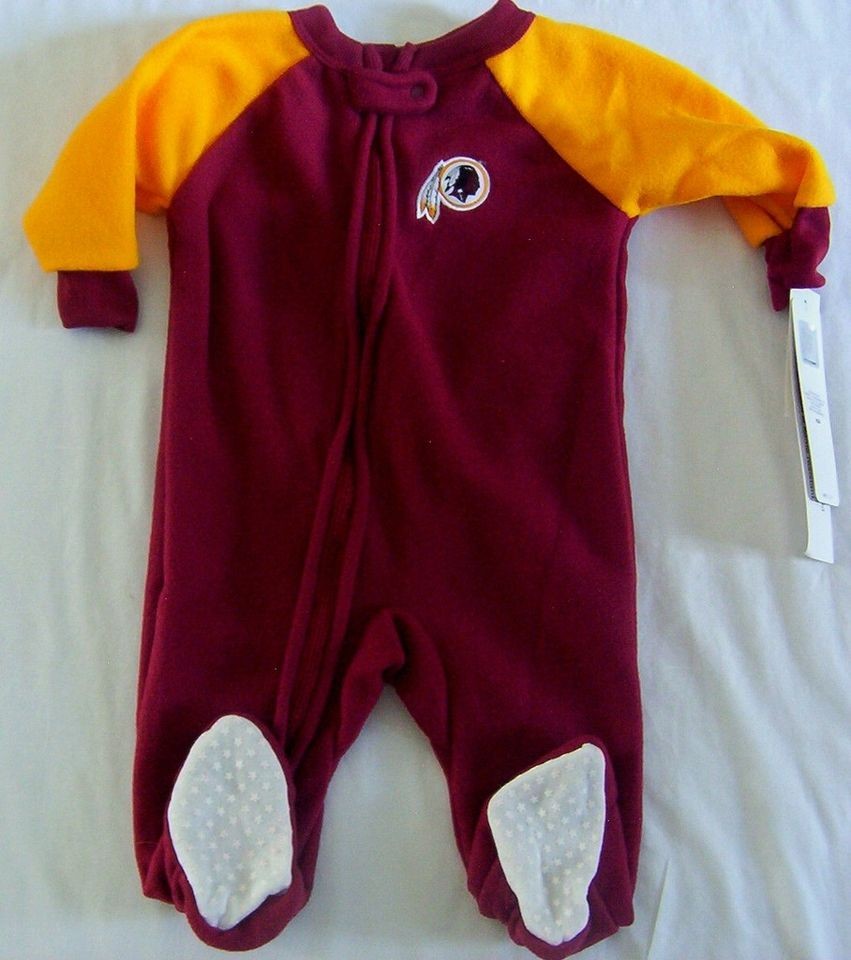 Washington Redskins Baby Infant Toddler Sleeper NWT