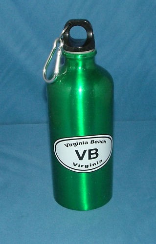 VIRGINIA BEACH VA ALUMINUM WATER/GATORADE 24OZ BOTTLE