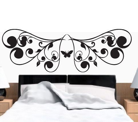 Wall Stickers Vinyl Art Decal headboard butterfly