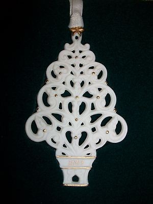 Vintage Wedgwood Christmas TREE Ornament 2003 Decoration Collectible 