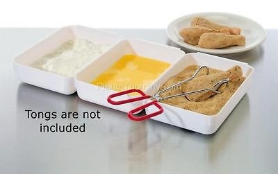 Progressive Perfect Breading Preperation Trays   Trays Lock Together 