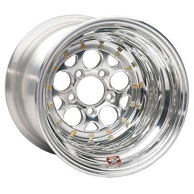 Weld Racing Magnum Drag 2.0 Polished Wheel 15x15 5x5 BC Set of 2