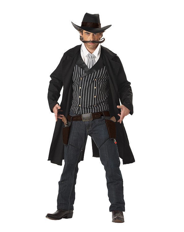 NEW Mens Western Costume Gun Fighter Duster Coat XLarge