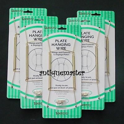   10 14 NAIL HOOK DISPLAY PLATE TRAY PLATTER HANGING WIRE HOLDER BARDS