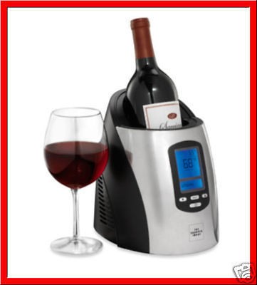 Sharper Image WINE CHILLER Cooler ADJUSTABLE TEMPERATURE Control 