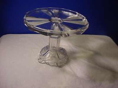 24% LEAD CRYSTAL CAKE STAND **BEAUTIFUL**