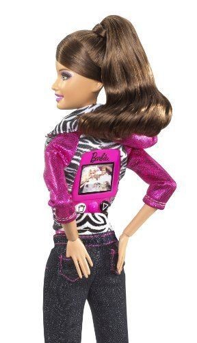 BARBIE Doll 2010 VIDEO Camera GIRL Brown Hair BRUNETTE