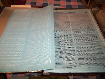 NOS Letraset Lettering 10 x 15 Sheet Various Fonts Sizes Use Drop 