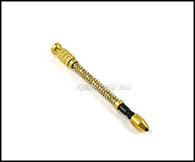 Brass Spiral Spring Loaded Slide Hand Pin Vise Drill