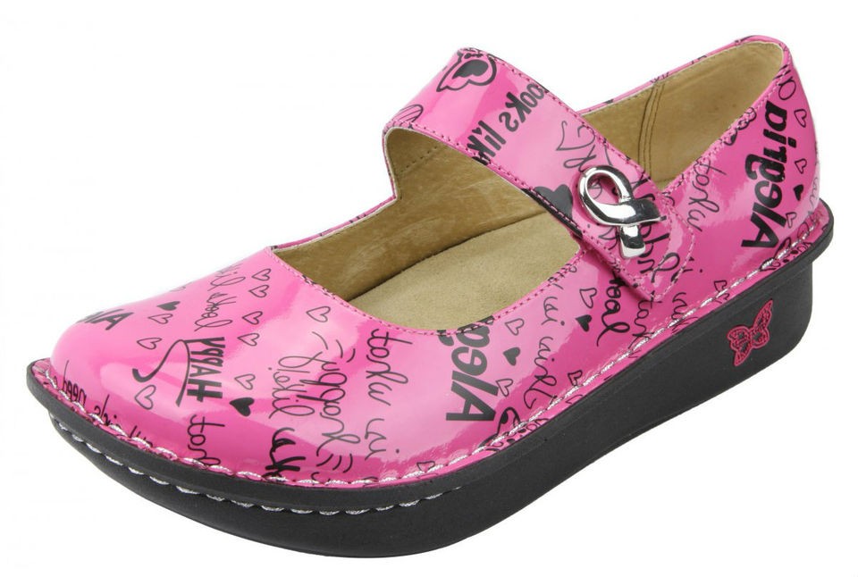 Alegria Clog   Breast Cancer Paloma Happy Pink for NBCF alg pal 358 