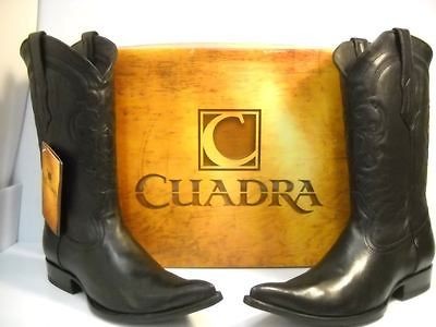 MENS CUADRA cowhide calfskin COWBOY BOOT WESTERN WEAR made in mexico 