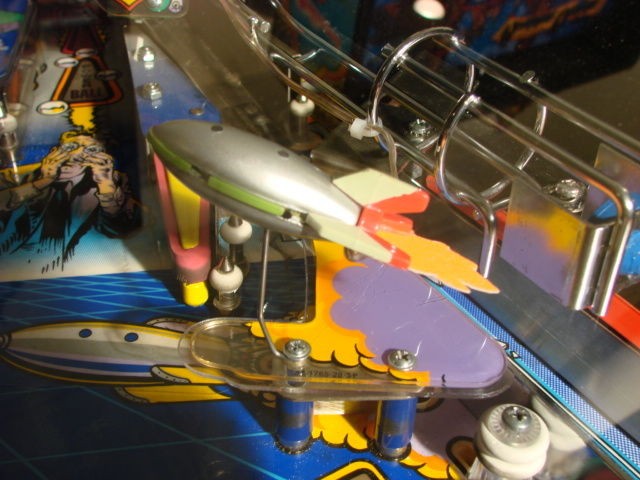 Twilight Zone pinball machine rocket ship mod, lighted, fabulous