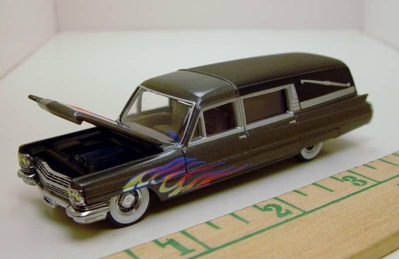 100% HW 1963 CADILLAC FLEETWOOD HEARSE W/RUBBER TIRES