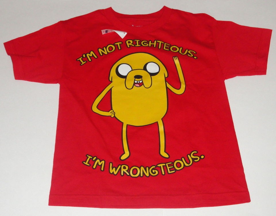 ADVENTURE TIME JAKE T SHIRT SIZE BOYS 10 12 14 16 NWT