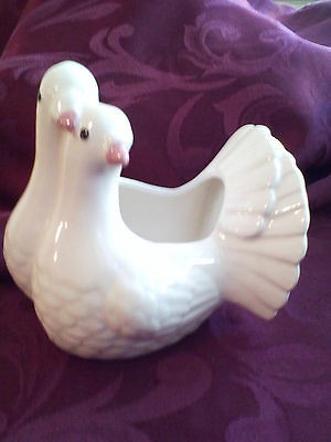 Vintage Rubens Originals Small/Mini Turtle Dove Planter