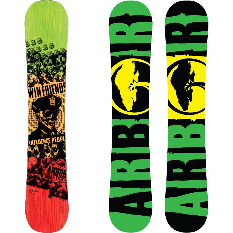 NEW 2013 Arbor Draft Snowboard Mens Rocker Park Urban