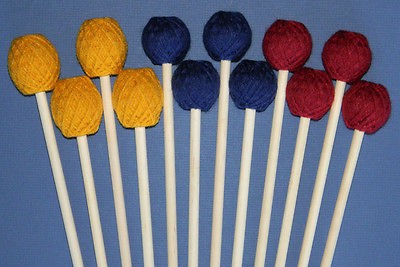 Smith Mallets   Ensemble Series   6 Pairs of Marimba Mallets