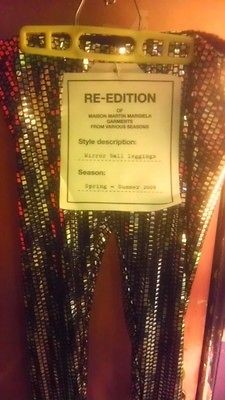 Maison Martin Margiela for H&M Mirror Ball Leggings Sz 8 HM MMM