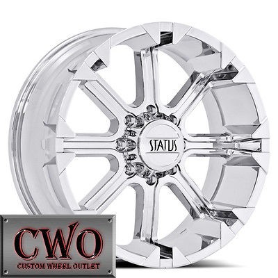   Status Cannon Wheels Rims 6x139.7 6 Lug Chevy Tahoe Escalade GMC Yukon