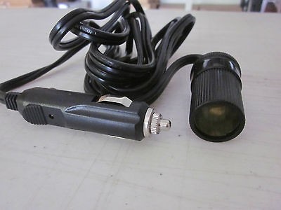   10 16 GAUGE EXTENSION CORD POWER OUTLET SOCKET CIGARETTE LIGHTER PLUG