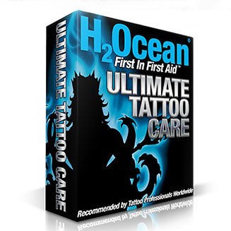 H2OCEAN TATTOO AFTERCARE ULTIMATE KIT CREAM FOAM SOAP