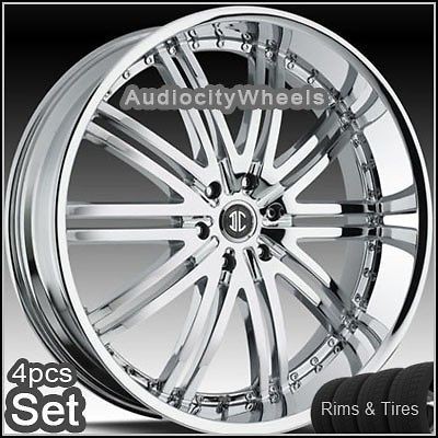 24 inch Wheels and Tires for Land Range Rover, FX35 Rims