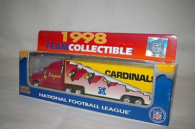 NFL 1998 Arizona Cardinals Metal Die cast Truck Trailer SCALE 180 