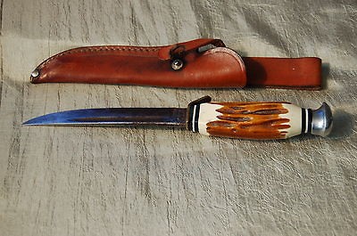 Olsen Knife Co. 9 inch knife with sheath   Solingen Germany