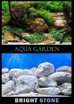 72 x 24 Aquatic Plant Garden/Stone Aquarium Background