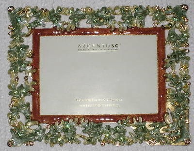 ARGENTO SC SWAROVSKI Crystal Picture Frame 3x5 H NEW