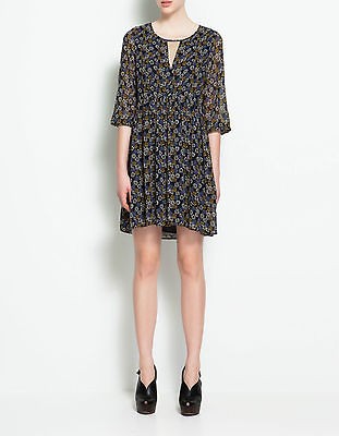 Zara DRESS WITH ASYMMETRIC HEM various size