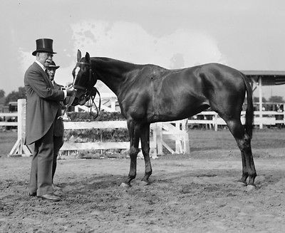   Col. Robt. M. Thompson with Wm. J. Donovans horse, 5/13/26 Vintag b3