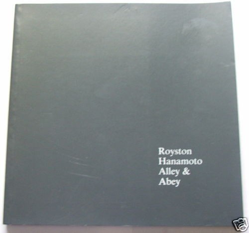 1986 Royston Hanamoto Alley Abey Signed Architecture