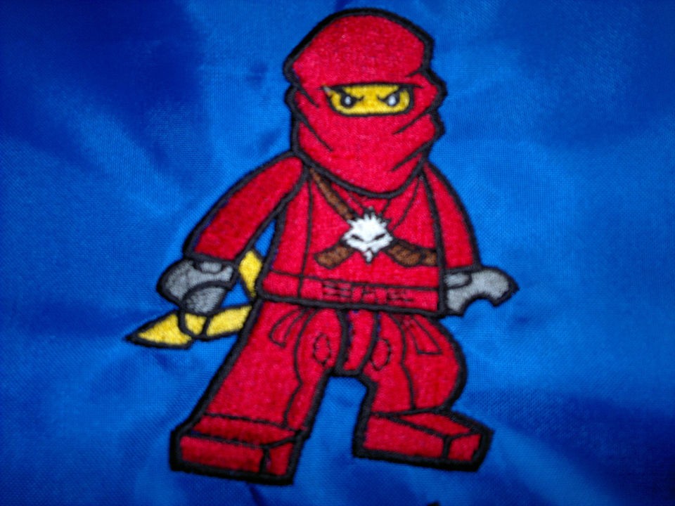 Personalised Lego Ninjago Kai School/PE/Gym/Baby/Drawstring Bag