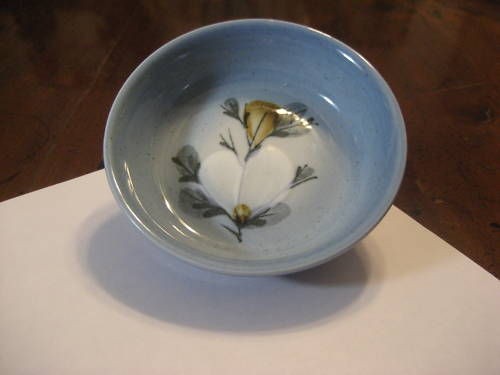 Royal Copenhagen Fajance Blue w/Flowers Mint Dish 80