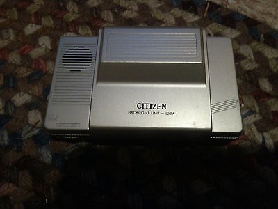 Vintage CITIZEN B&W LCD TV 06TA 0A W/ Original Backlight Unit (USED)